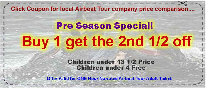 Everglades Island AIrboat Tour Coupon